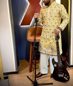 Diwali offer 🔥Men's Yellow Printed Kurta Set