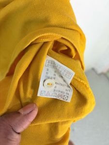 Men's Yellow Lacoste Polo Shirt
