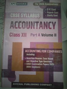 CBSE Account Part A Book Good In Condition