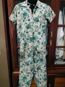 Floral Print Pajama Set