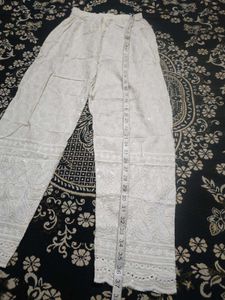 off White Chikankari Embroidered Kurta set