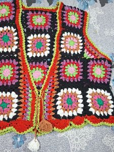 hand threads flower 🌼 🌸  v jacket  derss