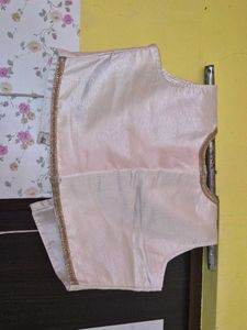 dhoti blouse with floral embroidery net overcoat