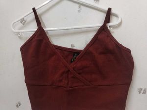 Chic Ribbed V-Neck Camisole Top