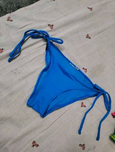 Blue bikini bottom