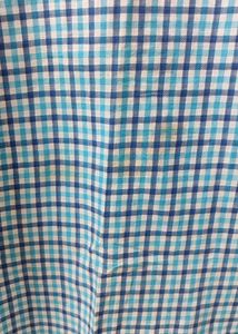 Men's Blue Checkered Casual Shirt