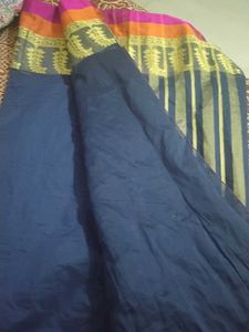 Blue rich feel saree