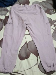 Cute Lilac Cargo Pants