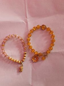 Beaded Charm Bracelet Set
