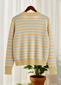 Striped Knit Sweater