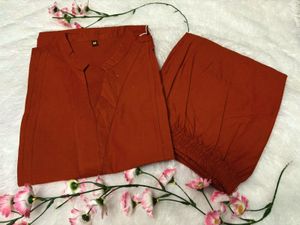 Elegant Rust Co-ord Set