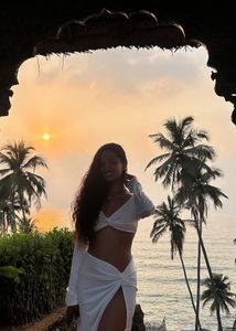 White Crop Top &amp; Skirt Set