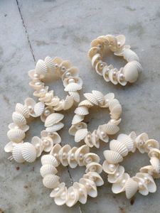 Seashell and Pearl Bracelets