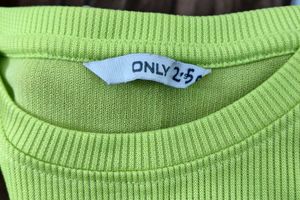 Neon Green Trim Crop Top