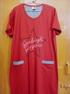 Red 'Goodnight Gorgeous' Nightdress