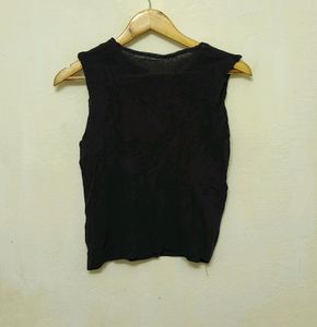 Trendy New Purple Cotton Top For Women
