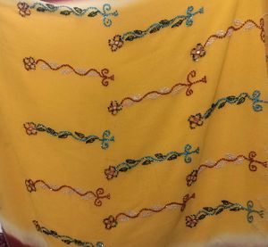 Elegant Yellow Embellished Saree 1ooo