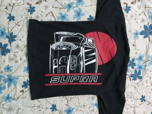 Black Supra Graphic T-Shirt size M