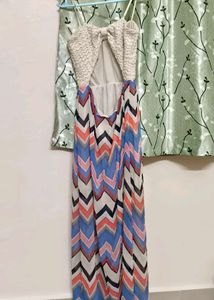 Boho Chevron Maxi Dress