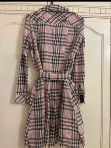 Chic Plaid Shirt Dress