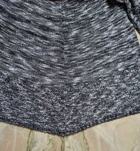 Marled Knit V-Neck Top (USA)