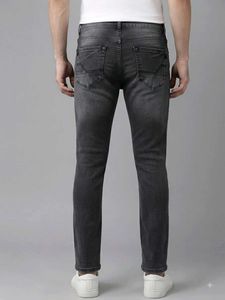 Men's Straight Fit Dark Wash Jeans
