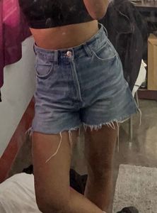 ZARA Straight Denim Bermuda Shorts