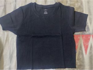 Classic Black T-Shirt ribbed