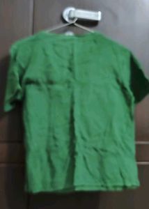 Green Tee with Ice Cream Pocket