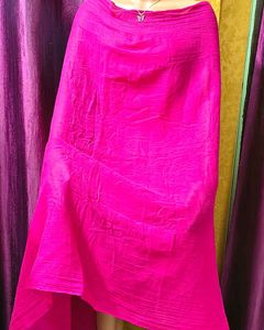 Vibrant Fuchsia Dupatta Magenta Pink pure cotton
