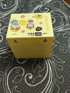 Yellow Organizer Box with Compartments