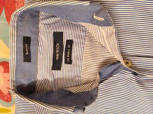 Mark Taylor XS Striped Slim Fit Shirt