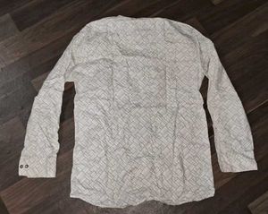 Patterned Button-Down Shirt
