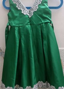 Emerald Green Embellished Gown