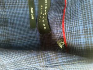 Stylish Plaid Shirt Duo: Blue Short Sleeve &amp; Black