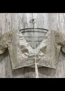 Sparkling Silver Lehenga Choli Set
