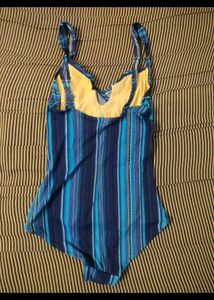 Striped One Piece Swimsuit