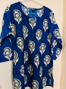 Vibrant Geometric Print Kurta