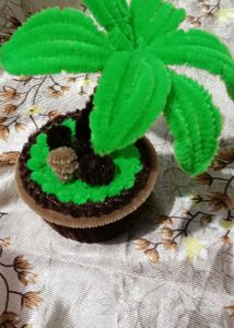 Handmade Pipe Cleaner Palm Tree Decor