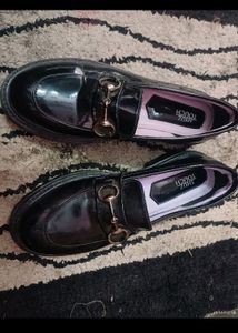 Black Leather Loafers
