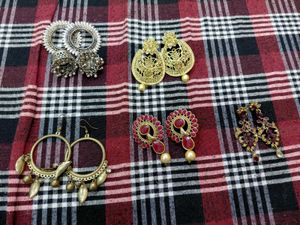 Assorted Ethnic Earrings Set