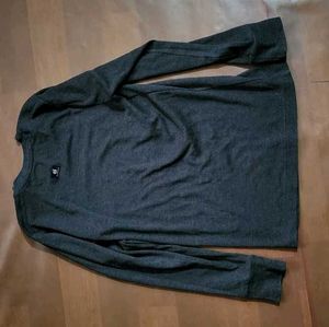 Chic Charcoal Long Sleeve Top