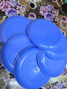 Set of Blue Dinner Plates (6 nos.)