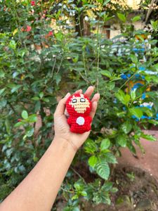 Crochet Superhero Keychain