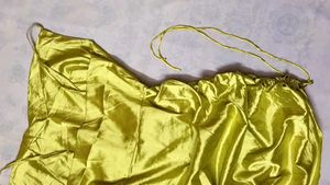 💚SATIN SILK HIGHLY RUCHED DRESS FOR WOMEN