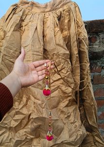Golden Heavy Gher Skirt
