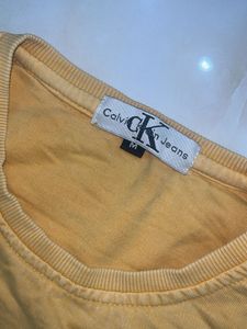Sunny Yellow CK Sweatshirt for men
