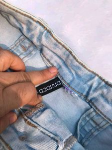 H&amp;M Denim Mini Skirt
