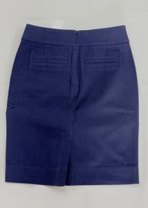 Classic Navy Blue Pencil Skirt
