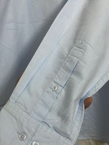 Men's Light Blue Long Sleeve Shirt